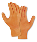 teXXor DIAMOND GRIP Nitril-Einweghandschuhe 50 in Orange - Paar