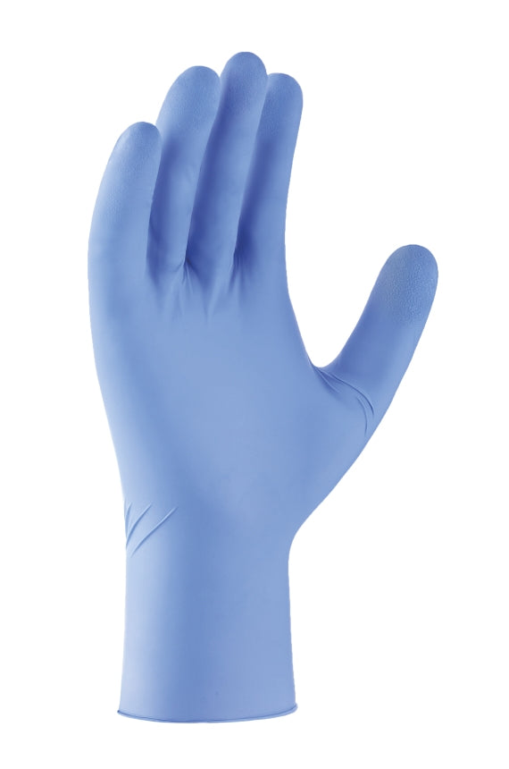 teXXor 2215 Nitril-Einweghandschuh Lavendel – Handfläche
