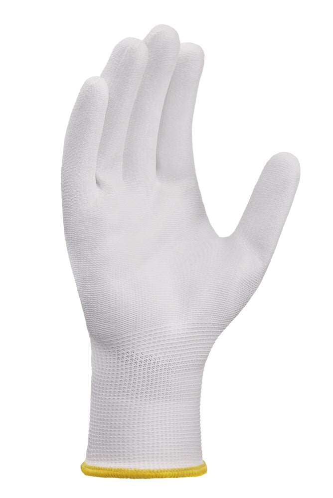 teXXor 2405 PU-Montagehandschuh Weiß – Handfläche
