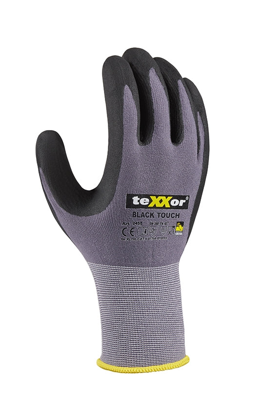 teXXor 2450 Montagehandschuh mit Nitrilbeschichtung Handfläche
