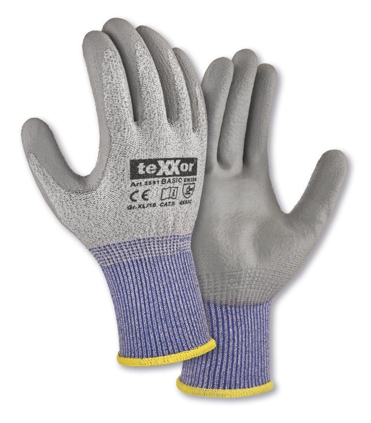 teXXor 2591 CUT C BASIC Schnittschutzhandschuhe – Paar

