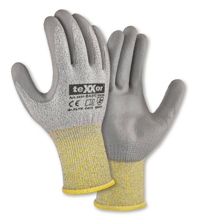 teXXor 2592 CUT D BASIC Schnittschutzhandschuhe – Paar
